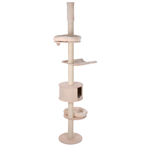 Kratzbaum Deckenspanner Natural Paradise XL - Creme