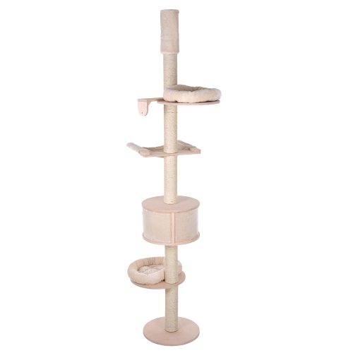 Kratzbaum Deckenspanner Natural Paradise XL - Creme